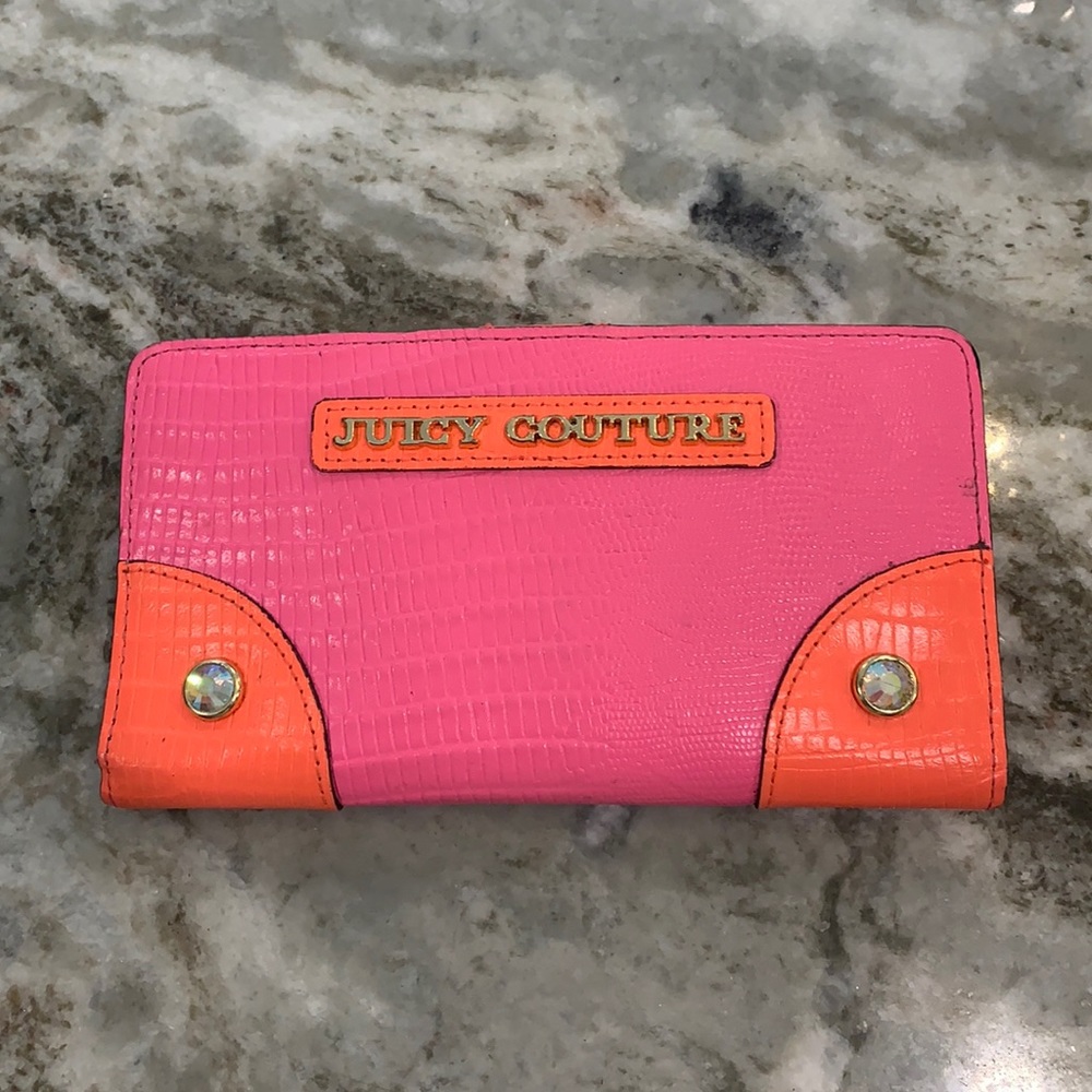 Juicy Couture Neon Pink/Orange Wallet